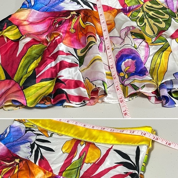 GIZIA Tiered Floral Top and Skirt Set - Picture 15 of 16